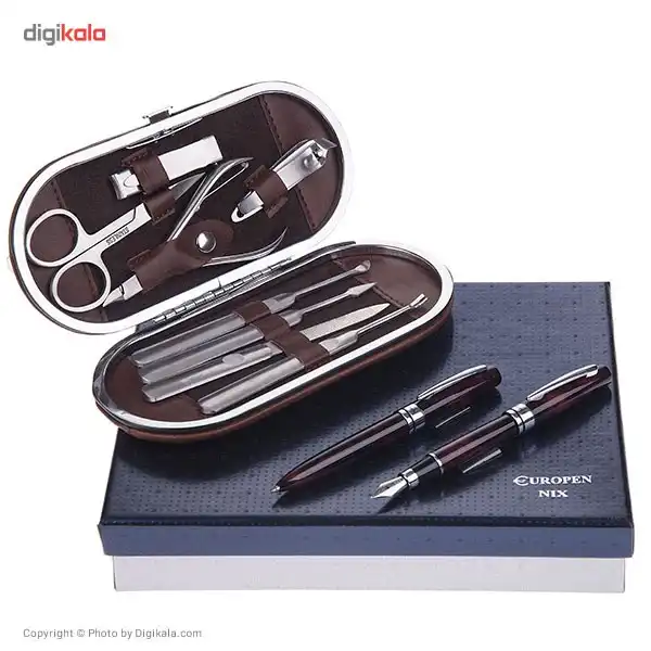 ست خودکار و خودنویس یوروپن مدل Nix به همراه ست مانیکور
