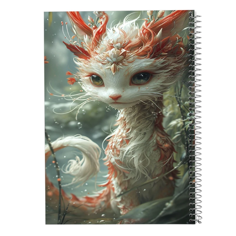 دفتر مشق 50 برگ مدوپد مدل اژدها کد DF16812