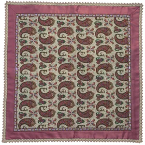 رومیزی ترمه خاتون طرح شهرزاد بنفش کد 130006
