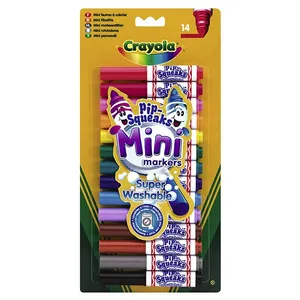ماژیک رنگ آمیزی کرایولا مینی مدل Pip Squeaks کد 8343 - بسته 14 رنگ