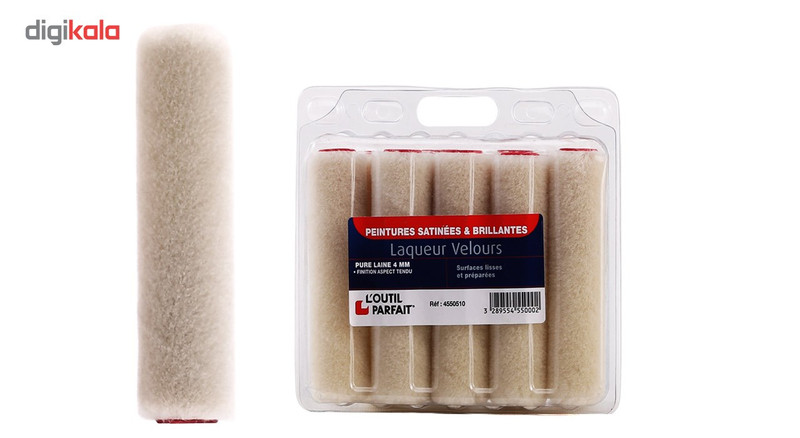 غلتک نقاشی اوتی پقفه مدل Laqueur Velours سایز 11 سانتی متر بسته 10 عددی