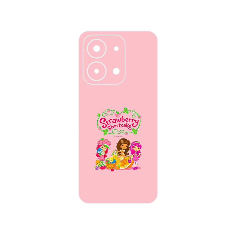 برچسب پوششی ماهوت مدل Strawberry Shortcake مناسب برای گوشی موبایل شیائومی Redmi 15C 4G
