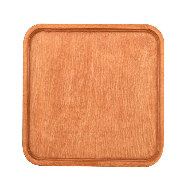 بشقاب چوبی مدل مربع