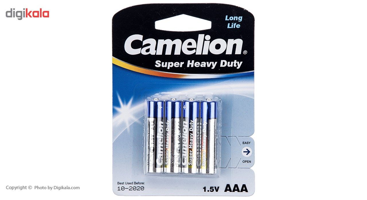 باتری نیم قلمی کملیون مدل Super Heavy Duty بسته 4 عددی main 1 1