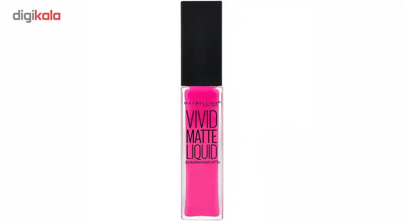 رژ لب مایع میبلین سری Vivid Matte مدل Electric Pink شماره 15