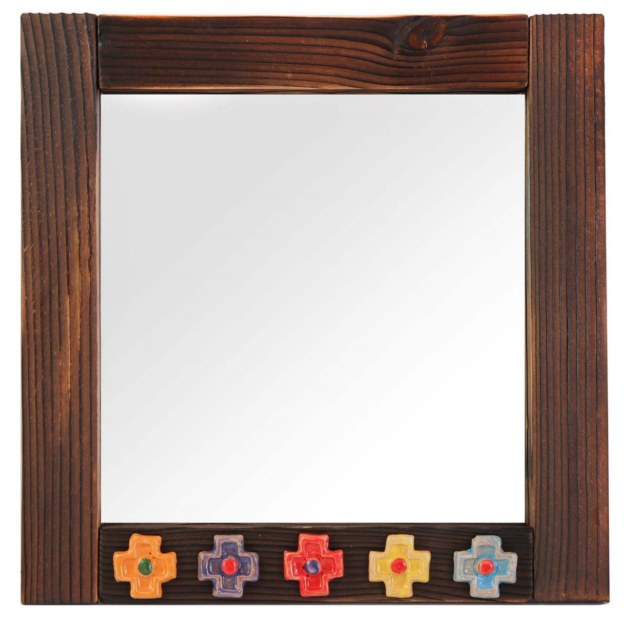 آیینه چوبی گالری رس کد 172020