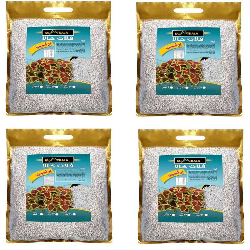 پرلیت دانه درشت فلات کالا کد PM12L4 حجم 12 لیتر مجموعه 4 عددی