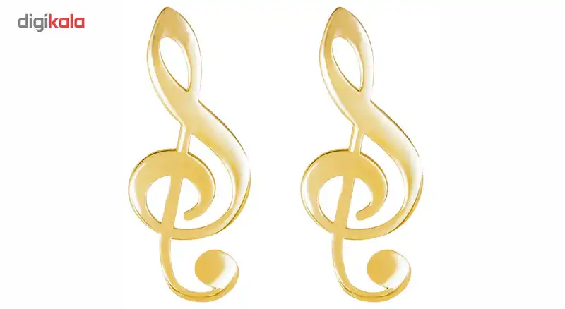 گوشواره طلا 18 عیار زنانه رزا مدل EG07