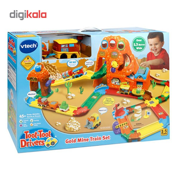 قطار اسباب بازی وی تک مدل Toot Toot Drivers Gold Mine Train Set