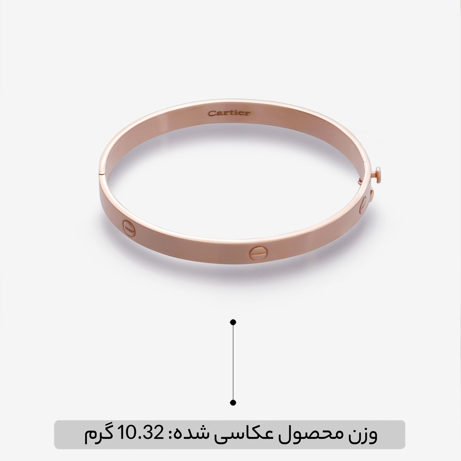 بنگل طلا 18 عیار زنانه گلدم مدل B444001 -  - 7
