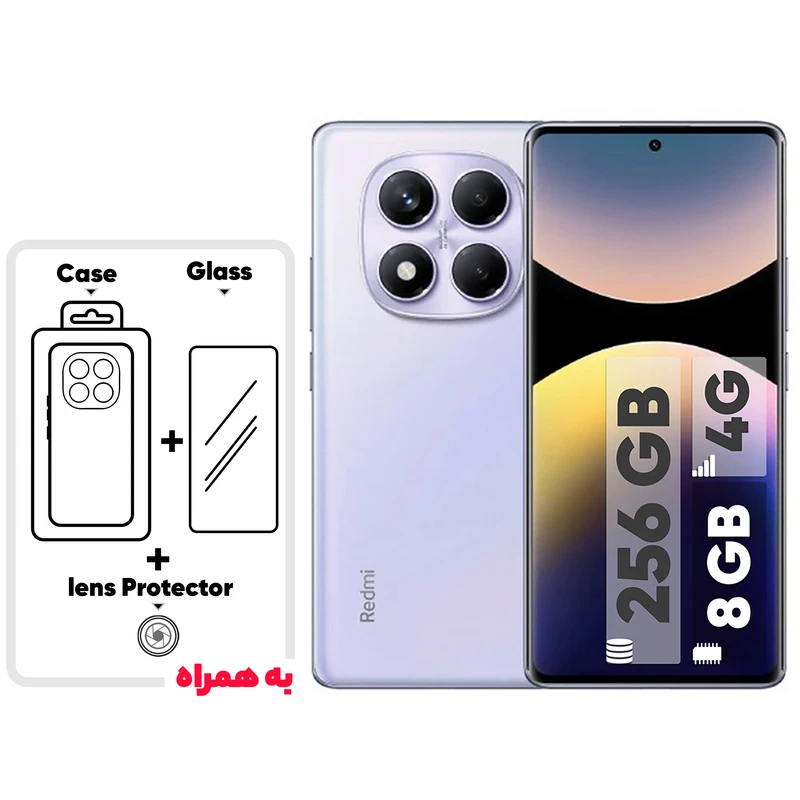 Xiaomi Redmi Note 14 Pro 4G - 2 SIM | Storage 256GB - 8GB RAM - With a case, screen protector, - camera lens protector