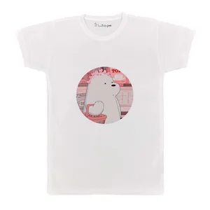 تی شرت بچگانه پرمانه طرح خرس های کله فندقی کد pmt.5605