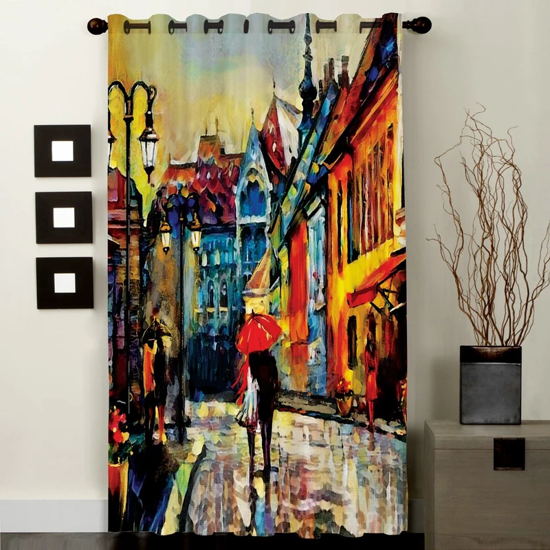 پرده رنس مدل C1-50121 ارتفاع 290 سانتی متر