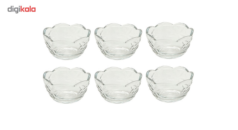 پیاله بلور کاوه مدل Shafagh بسته 6 عددی