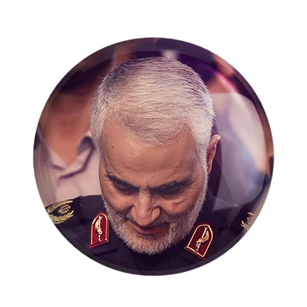 مگنت خندالو طرح سردار قاسم سلیمانی کد 2598
