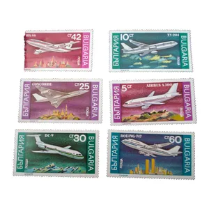 تمبر یادگاری مدل هواپیما کد bc-2205 مجموعه 6 عددی