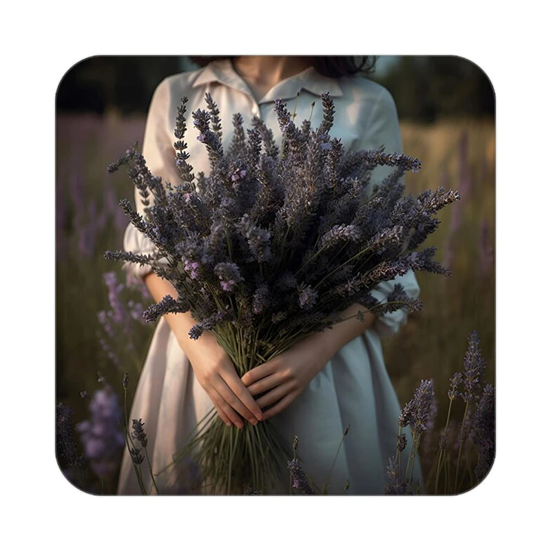 زیر لیوانی کاکتی طرح گل مدل mp16385