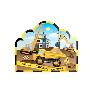 کارت دعوت مدل راه سازی کد RoadBuildingCard1 مجموعه 10 عددی