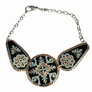 دستبند زنانه مدل میناکاری کد 5630