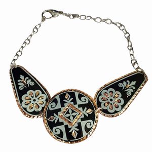 دستبند زنانه مدل میناکاری کد 5630
