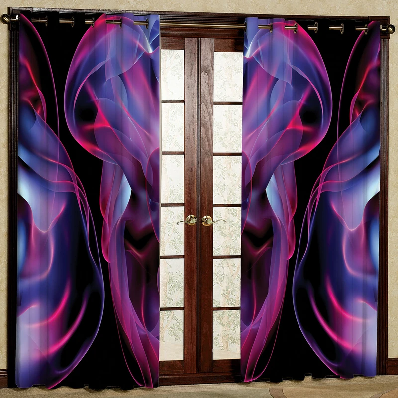 پرده مدل مخمل پانچی کد 2530 سایز 140x280 سانتی متر