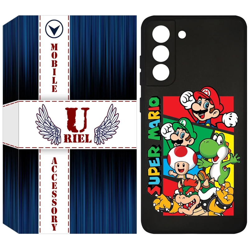 کاور یوریل مدل KSH کد 76 طرح ماریو مناسب برای گوشی موبایل سامسونگ Galaxy S21 FE 5G
