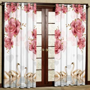 پرده مدل هازان پانچی کد 4147 سایز 140x200 سانتی متر