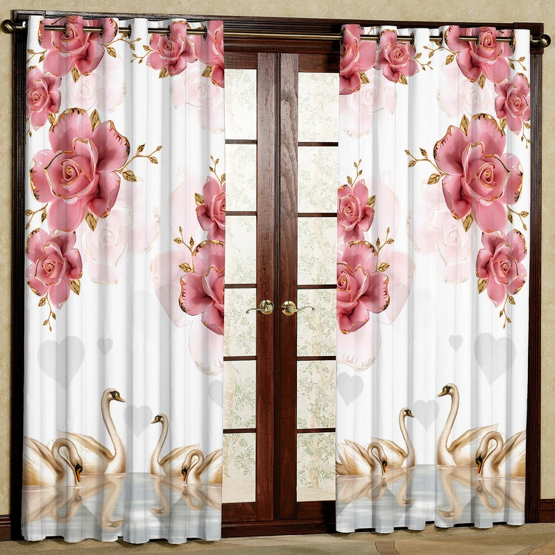 پرده مدل مخمل پانچی کد 4147سایز 200x140 سانتی متر