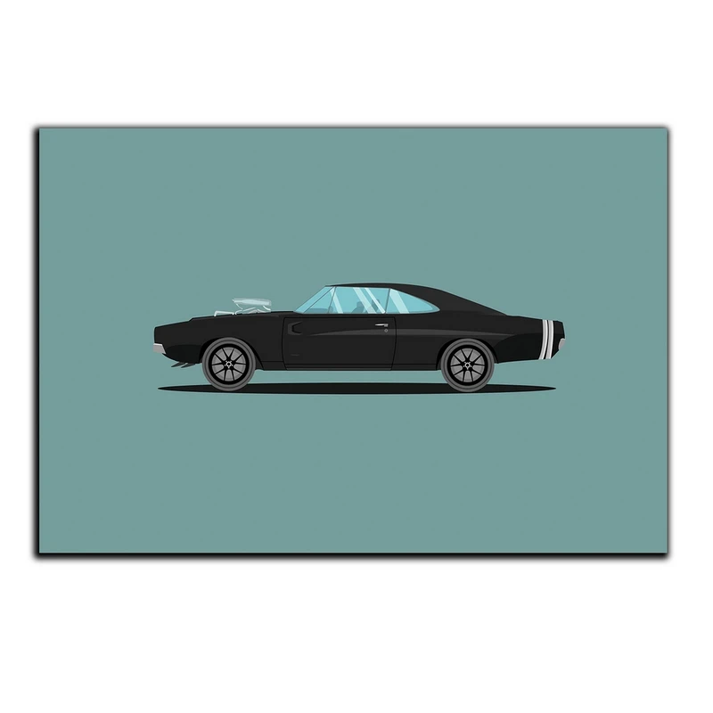 تابلو شاسی بکلیت طرح گرافیکی ماشین مدل SH-S5161