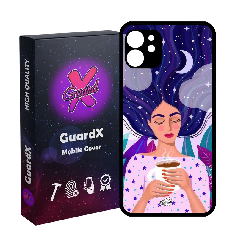 کاور گارد ایکس طرح Girl مدل Glass10658 مناسب برای گوشی موبایل اپل iPhone 11