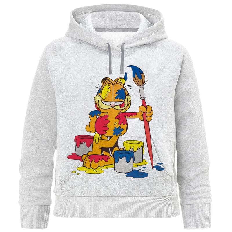 هودی پسرانه مدل گربه نقاش A193