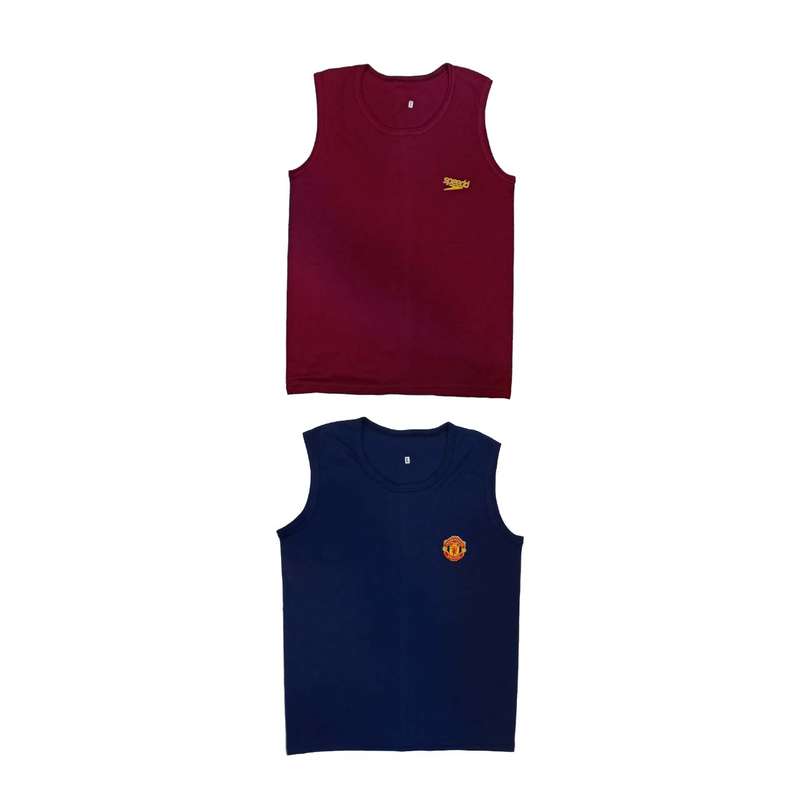 زیرپوش بدون آستین مردانه مدل d596 بسته 2 عددی