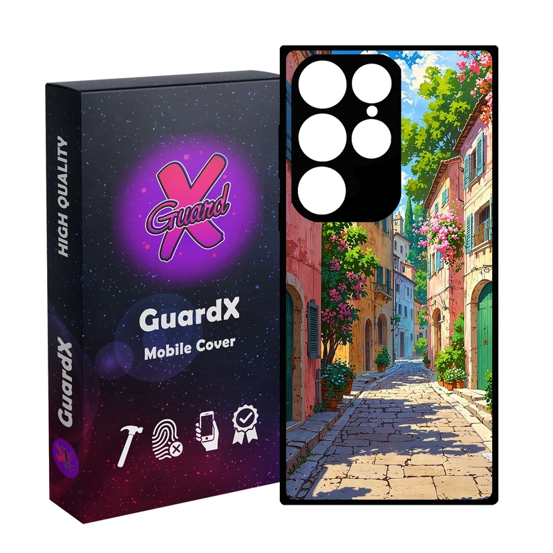 کاور گارد ایکس طرح کوچه مدل Glass10748 مناسب برای گوشی موبایل سامسونگ Galaxy S24 Ultra