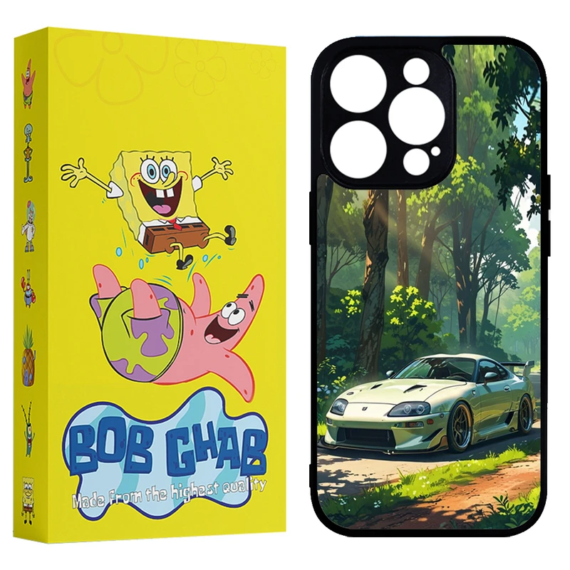 کاور باب قاب طرح ماشین مدل BCP15P مناسب برای گوشی موبایل اپل iPhone 15 Pro