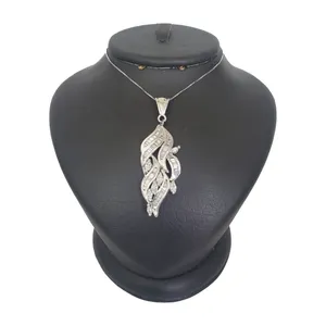 گردنبند نقره زنانه ترمه ۱ کد smed 1162