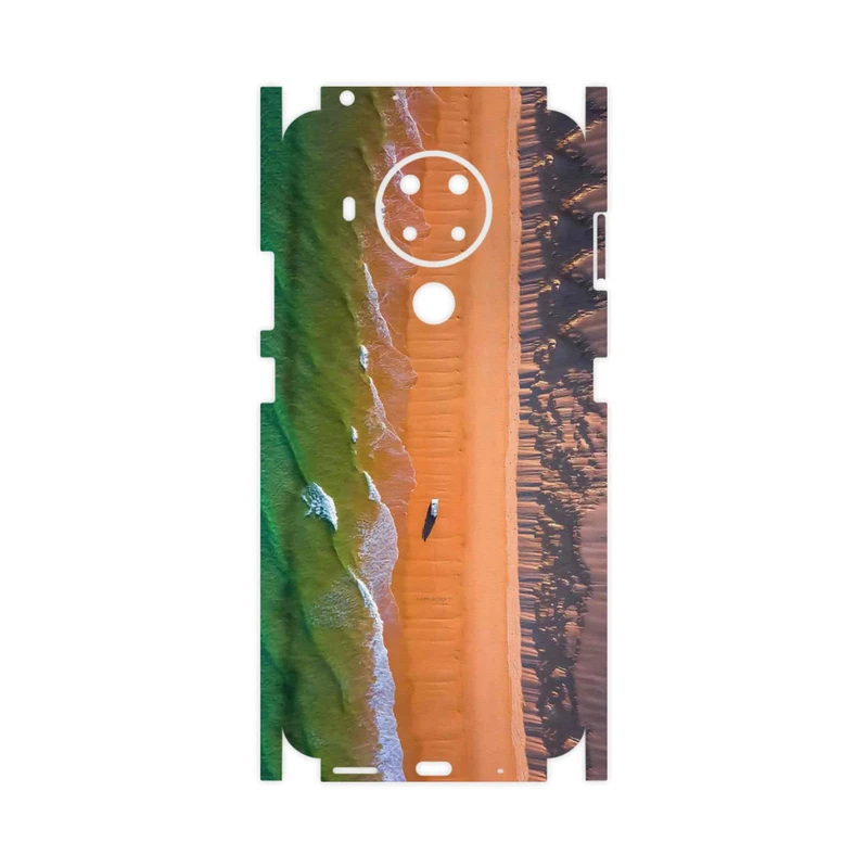 برچسب پوششی ماهوت مدل Beach and Green Sea-FullSkin مناسب برای گوشی موبایل نوکیا 5.4