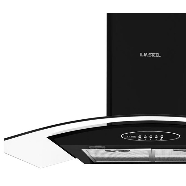 هود شومینه ای ایلیا استیل مدل پردیس سایز 90