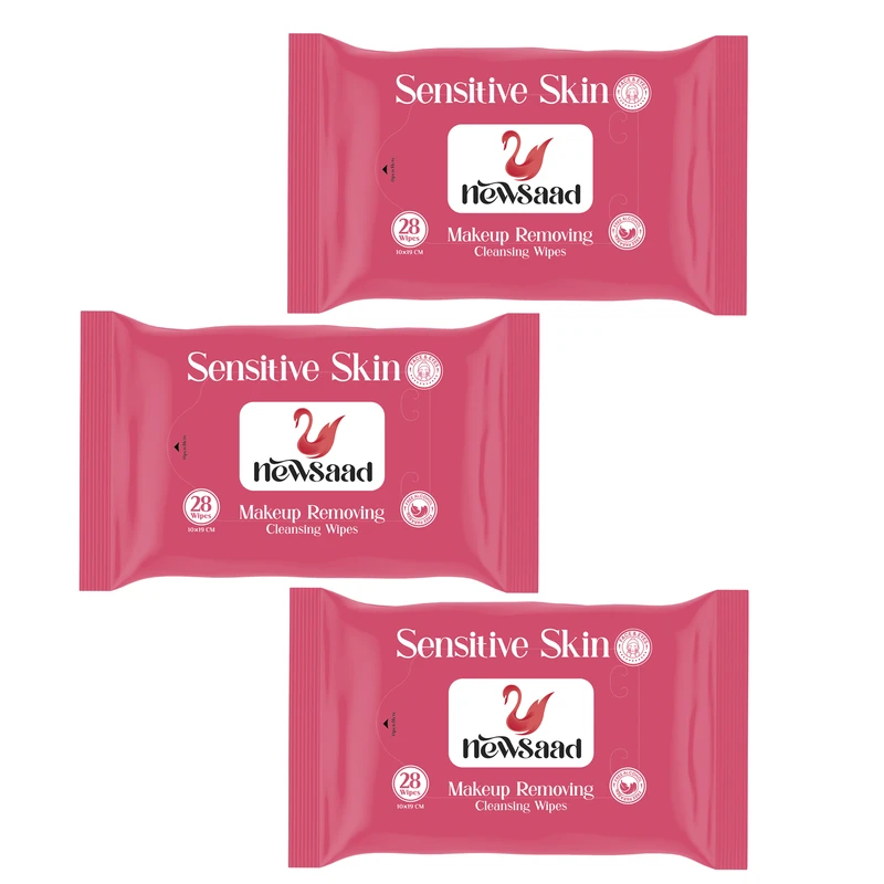 دستمال مرطوب نیوساد مدل Sensitive-W3 سه بسته 28 عددی دستمال مرطوب نیوساد مدل Sensitive-W3 سه بسته 28 عددی