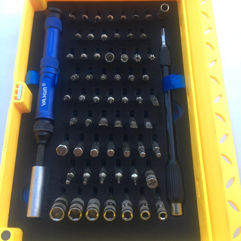 مجموعه 60 عددی سری پیچ گوشتی یاکسون مدل YX-6021A