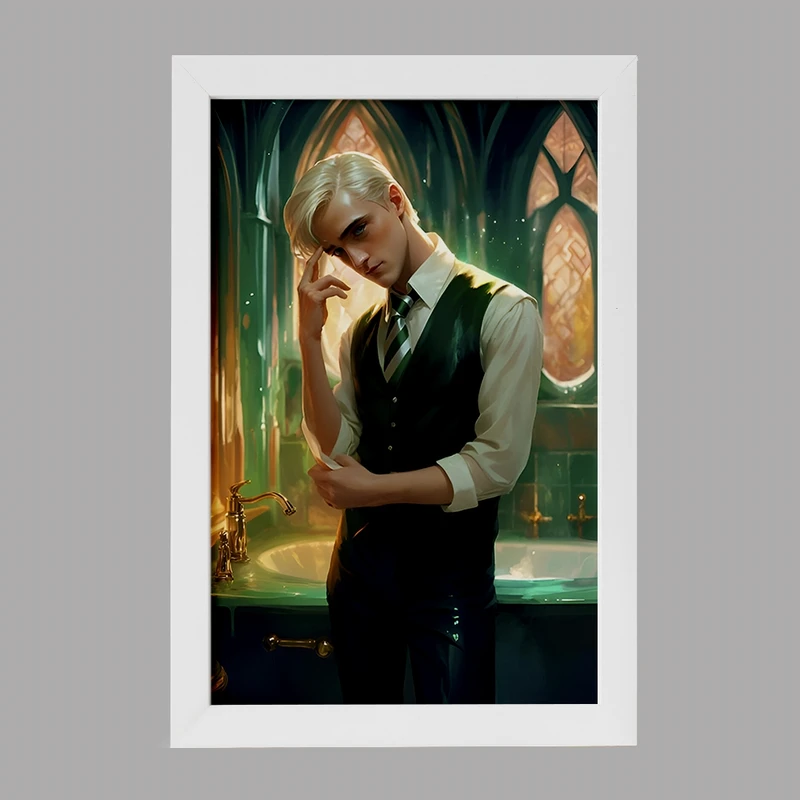 تابلو خندالو مدل مالفوی هری پاتر (Harry Potter) کد F7208