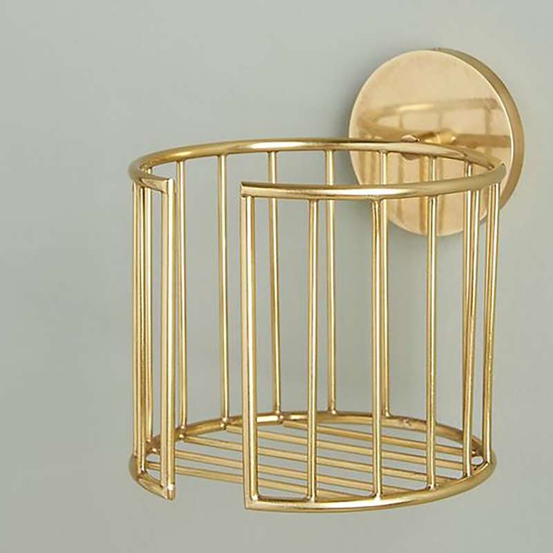 نگهدارنده دستمال کاغذی مدل رولی طرح فلزی