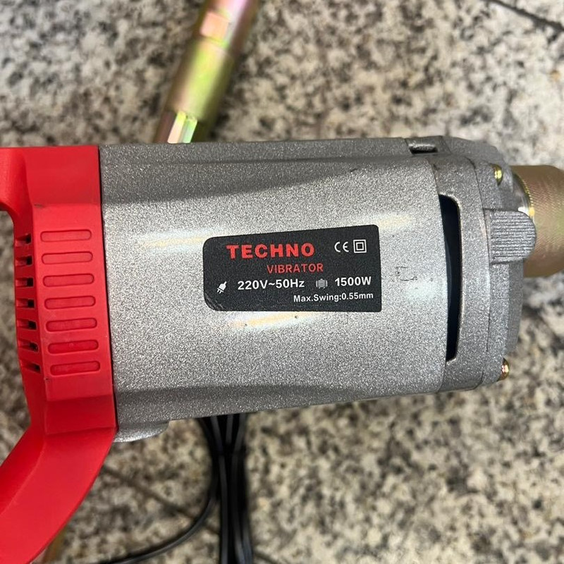 ویبراتور دریلی تکنو مدل 1500W به همراه شلنگ 2 متر و دسته کمکی ویبراتور دریلی تکنو مدل 1500W به همراه شلنگ 2 متر و دسته کمکی