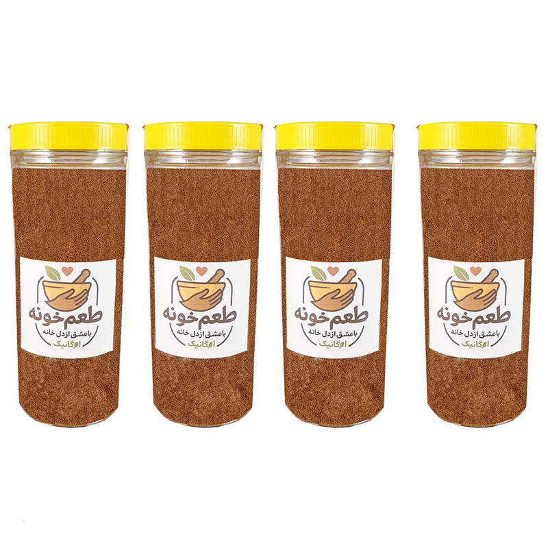 خاکشیر ارگانیک طعم خونه - 1000 گرم بسته 4 عددی