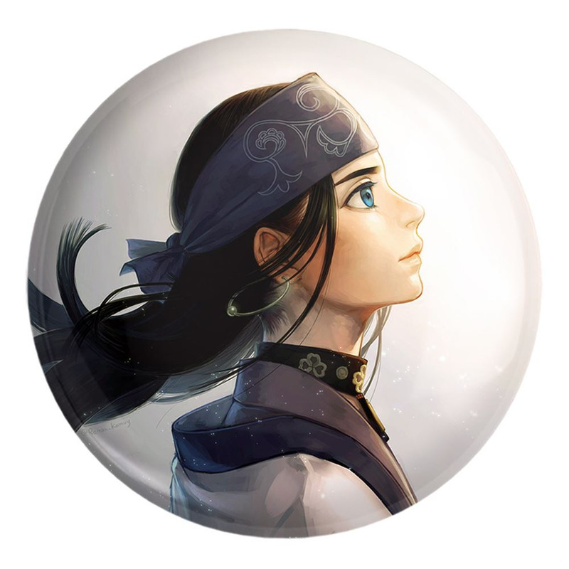 پیکسل خندالو طرح اسیرپا انیمه کامویی طلایی Golden Kamuy کد 23737 مدل بزرگ