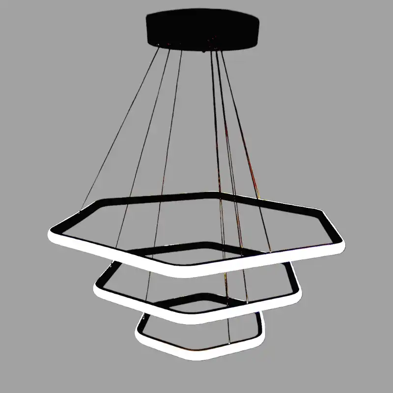 لوستر مدرن پرتو مدل شش ضلعی کد MP-C00