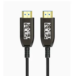 کابل ۲٫۱ HDMI فیبر نوری کی نت پلاس مدل KP-CHAOC21200 طول ۲۰ متری
