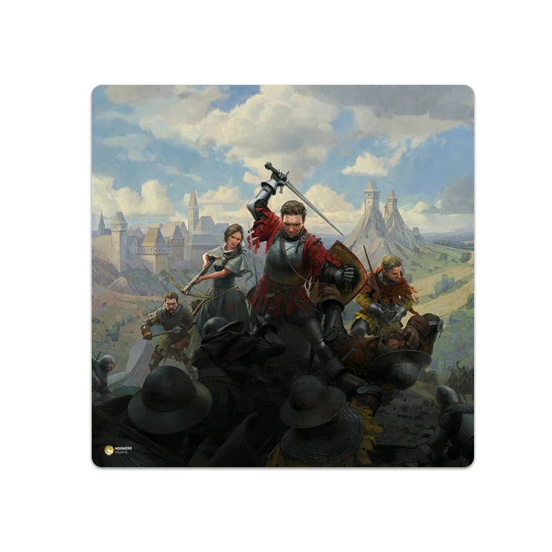 ماوس پد هومرو مدل NX220 طرح بازی Kingdom Come سایز 40x40 سانتی‌متر