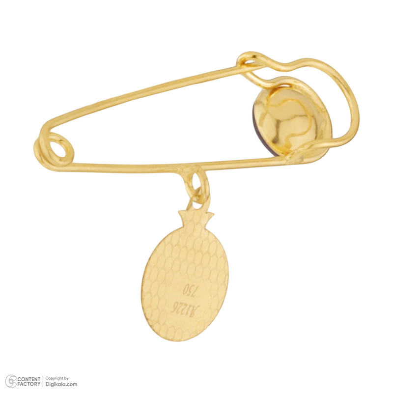 سنجاق سینه طلا 18 عیار گلدم مدل PE-1310021 سنجاق سینه طلا 18 عیار گلدم مدل PE-1310021