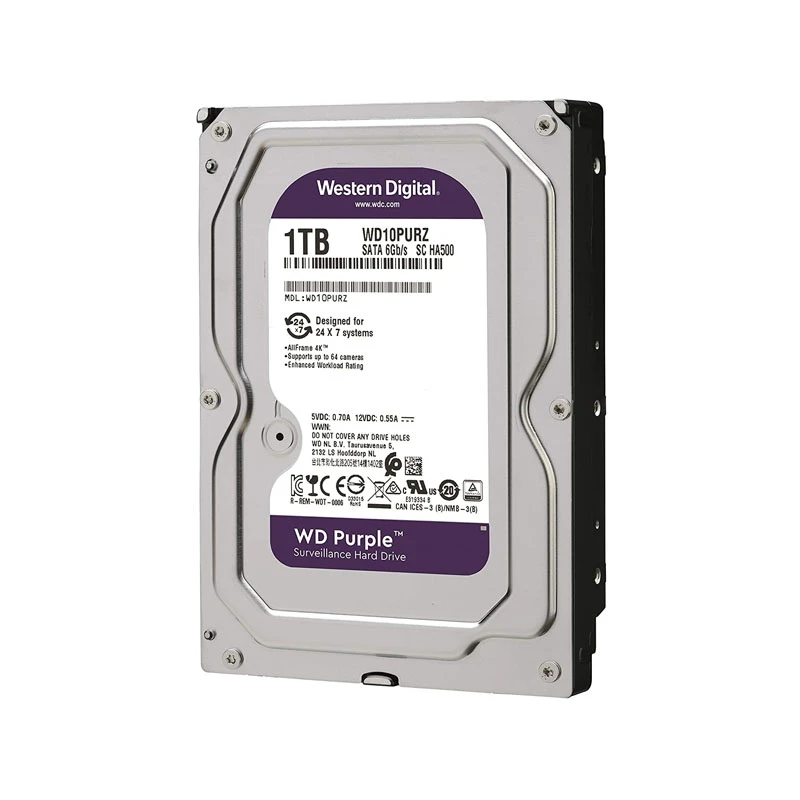 هارد دیسک اینترنال وسترن دیجیتال با رابط SATA مدل وسترن دیجیتال ظرفیت 1 ترابایت