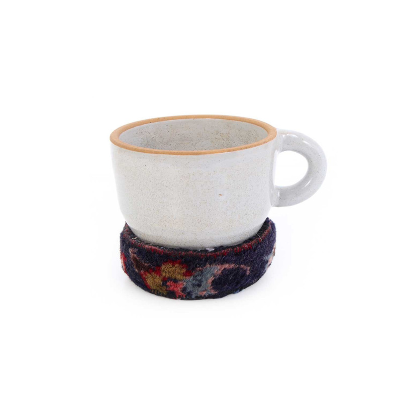 لیوان سفالی با تاپستری آرانیک مدل هامون کد 1002900027